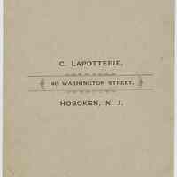          back with imprint: C. Lapotterie, 140 Washington St., Hoboken, N.J.
   