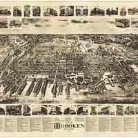 Map: City of Hoboken, New Jersey, 1904. Copyright 1903, by Hughes & Bailey, N.Y.
