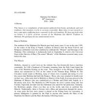          Madonna Dei Martiri, 80th Anniversary, 1926 - 2006: A History. picture number 1
   