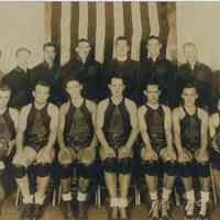          Our Lady of Grace basketball team, Hoboken, 1940-1941.
   