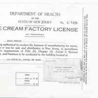          facsimile with business card
   