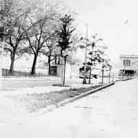 B+W photo of the corner of Fourth and River Streets, Hoboken, no date, ca. 1988.