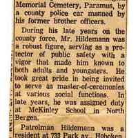 Newsclipping: Scores Attend Requiem Mass Of ‘Singing Cop