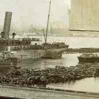          detail 2, center to right: destroyed pier
   