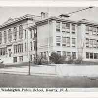 Postcard: Washington School, Kearny, NJ