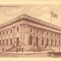 Postcard: Post Office, Jersey City, NJ