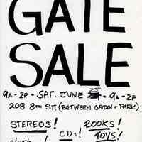          Gate Sale 030
   