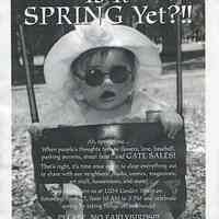 Signs, 39, for gate, yard, sidewalk or moving sales, various places in Hoboken, various dates in 1996.