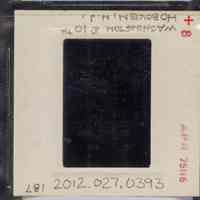          Color slide of eye-level view of 1000 Washington on the NW corner of Washington & 10th occupied by Tucker's Drugs with a produce truck parked on 10th picture number 2
   