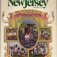 Article: Living High in Hoboken. By Stuart James. Published in New Jersey Monthly, Aug. 1977.