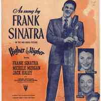 Sheet music (Sinatra image): I Couldn