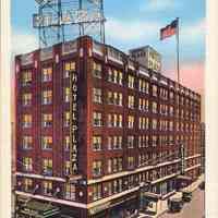 Postcard: Hotel Plaza, Jersey City, NJ