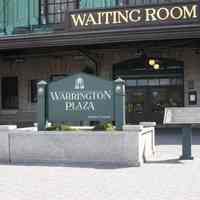          043 signage and plaque outside Hoboken Terminal Waiting Room entrance
   