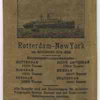          outside back (German language) - Holland-Amerika Linie
   