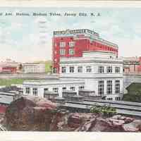 Postcard: Hudson Tubes, Jersey City, NJ