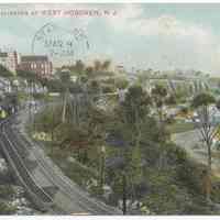 Postcard: Along the Palisades at West Hoboken, N.J. Postmarked March 8, 1909.