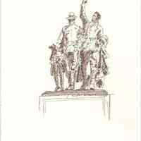          Plate 13. Elysian Park - Memorial Day (Soldiers & Sailors Monument)
   