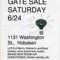          Gate Sale 032. 06-24-1995 1131 Washington St.
   