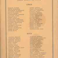          inside front cover, June class
   