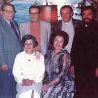 Color inkjet print of scanned color photo of members of the Pescatore family, no place, no date, ca. 1990-2000.