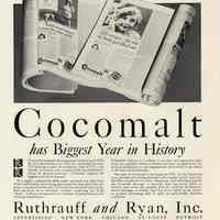 Magazine ad: Ruthrauff & Ryan, Inc. promoting their advertising for client, Cocomalt.