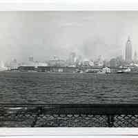          Photo 1: pier 57 fire from the Christopher Street ferry, 1947
   