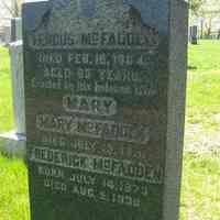          closer view of gravestone
   