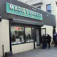 Lettering from sign: Marie