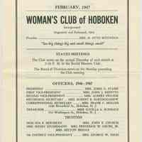 In Memoriam notice for Mrs. Frank P. Markey, mother of Florence & Madeline Miller, in "The Courier " February 1947, Women