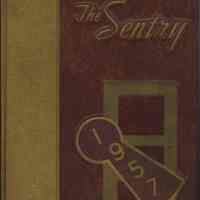 Yearbook: The 1957 Sentry. Senior Class. Stevens Hoboken Academy, Hoboken, New Jersey.