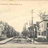 Postcard: 1st St., Clifton Park, NJ