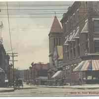 Postcard: Ninth St. from Washington, Hoboken, N.J., n.d., ca. 1907-1914.
