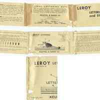          product sheet, outside, inside and detail: copyright date at lower left
   