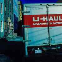 Slides: 32 color transparencies of license plates, Hoboken, ca. 1983.