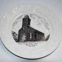 Plate, commemorative: First Presbyterian Church, Hoboken, New Jersey 1852-1952.