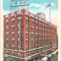 Postcard: Hotel Plaza, Jersey City, NJ