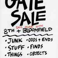          Gate Sale 034. 06-20-1995 8th & Bloomfield
   