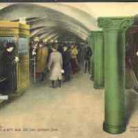 Postcard: Railroad, Hoboken, NJ