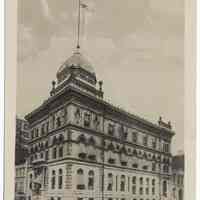 Postcard: Public Library, Hoboken, N.J. No date, circa 1920-1930; unposted.