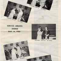 Newsletter: Second Opinion. St. Mary Hospital (Hoboken), May 1980; Service Awards Dinner, May 14, 1980.