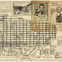 Map & History of Hoboken, New Jersey. Written & Illustrated by Kevin McCloskey, Hoboken, NJ. c.1981.
