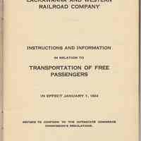          pg [1] title: Instructions ... Transportation of Free Passengers
   