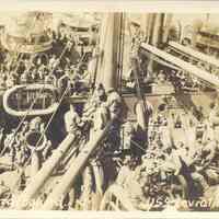 Postcard: Ship "SS leviathan", Hoboken, NJ