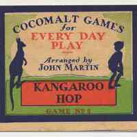 Cocomalt Games for Every Day Play. Arr. by John Martin. Kangaroo Hop. Game No. 8. R.B. Davis Co., Hoboken, N.J. N.d., ca. 1929-1930.