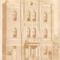 Postcard: Oddfellows Hall, Jersey City, NJ