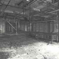 Digital image of B+W photo of former Maxwell House Coffee plant interior, Soluble Building, 2nd floor, Hoboken, 2003.