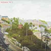 Postcard: View, West Hoboken, NJ