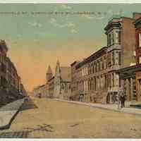 Postcard: Bloomfield St., North of 8th St., Hoboken, N.J. Postmarked Aug. 6, 1917.