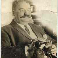 Sepia tone photograph of Michael Riccio of Hoboken, Hoboken(?), n.d., ca. 1907-1918.