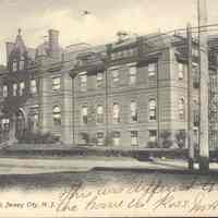 Postcard: Christ Hospital, Jersey City, NJ